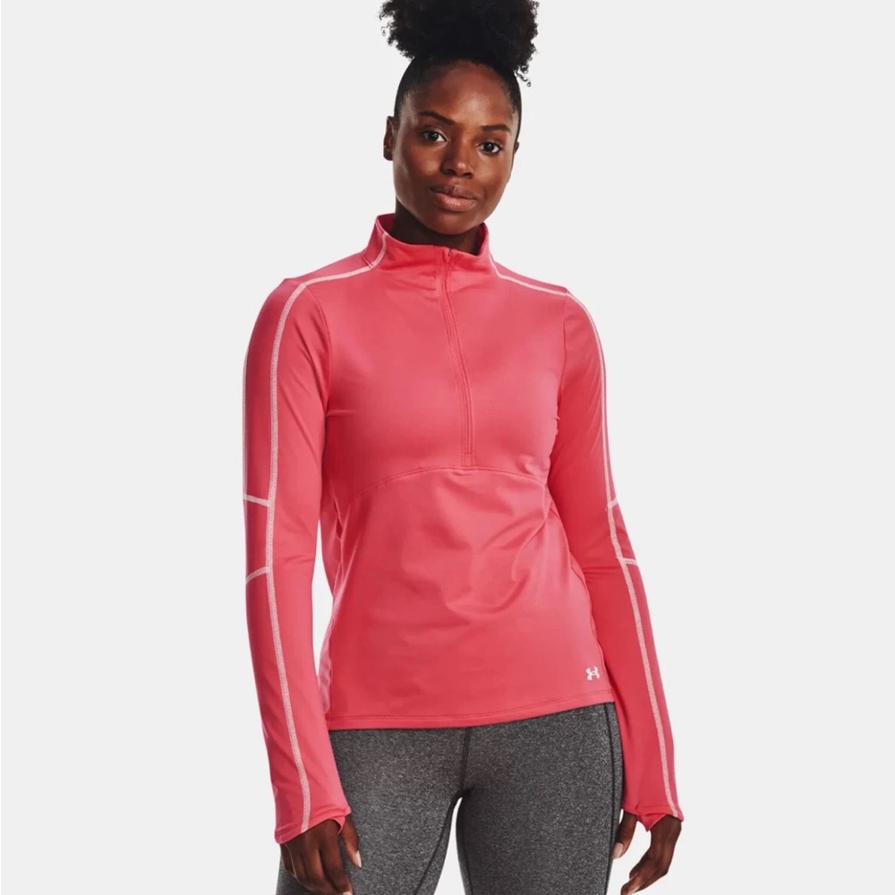 UNDER ARMOUR WOMEN'S UA TRAIN COLD WEATHER ½ ZIP Jacket Large 1373969